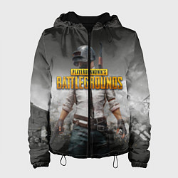 Куртка с капюшоном женская PUBG, цвет: 3D-черный