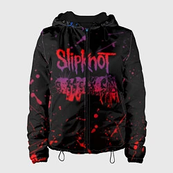 Куртка с капюшоном женская SLIPKNOT, цвет: 3D-черный