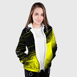 Куртка с капюшоном женская Bona Fide Одежда для фитнеcа, цвет: 3D-белый — фото 2