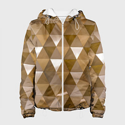 Куртка с капюшоном женская Кристализация, цвет: 3D-белый