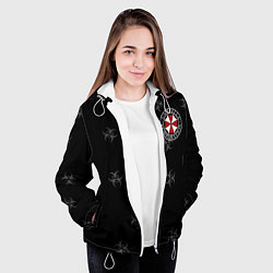 Куртка с капюшоном женская Umbrella Corp, цвет: 3D-белый — фото 2