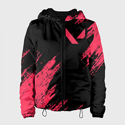 Куртка с капюшоном женская VALORANT, цвет: 3D-черный