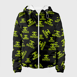 Куртка с капюшоном женская Benzo Gang - Big Baby Tape, цвет: 3D-белый