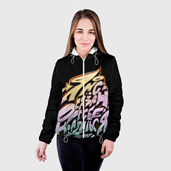 Куртка с капюшоном женская Я не обязан тебе нравиться, цвет: 3D-белый — фото 2