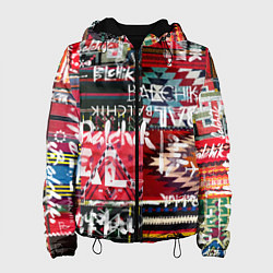 Куртка с капюшоном женская Balchik pattern, цвет: 3D-черный