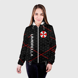 Куртка с капюшоном женская UMBRELLA CORP, цвет: 3D-белый — фото 2