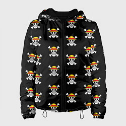 Куртка с капюшоном женская One Piece, цвет: 3D-черный