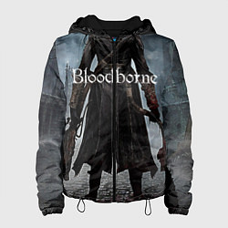 Куртка с капюшоном женская Bloodborne, цвет: 3D-черный