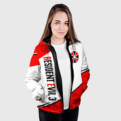 Куртка с капюшоном женская RESIDENT EVIL 3, цвет: 3D-черный — фото 2