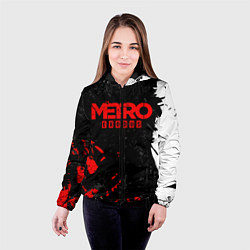 Куртка с капюшоном женская METRO EXODUS, цвет: 3D-черный — фото 2