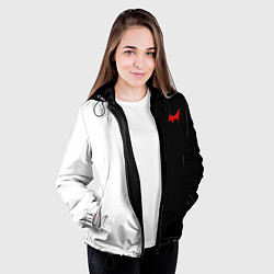 Куртка с капюшоном женская Monokuma, цвет: 3D-черный — фото 2