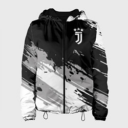 Куртка с капюшоном женская Juventus F C, цвет: 3D-черный