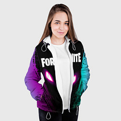Куртка с капюшоном женская FORTNITE, цвет: 3D-белый — фото 2