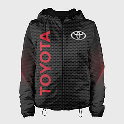 Куртка с капюшоном женская TOYOTA, цвет: 3D-черный