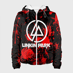 Куртка с капюшоном женская Linkin Park, цвет: 3D-белый