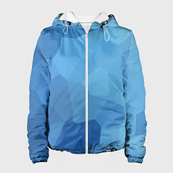 Куртка с капюшоном женская Пикси кристаллы, цвет: 3D-белый