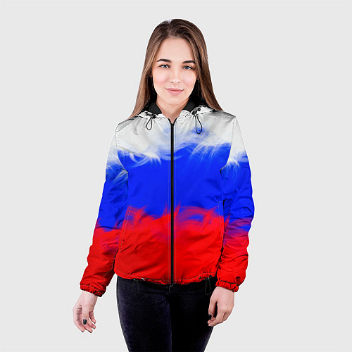 Женская куртка Россия / 3D-Черный – фото 4
