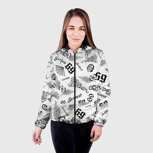 Женская куртка 6IX9INE / 3D-Черный – фото 4