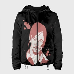 Куртка с капюшоном женская Ходячие Мертвецы, цвет: 3D-черный