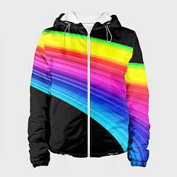 Куртка с капюшоном женская ABSTRACT TREND, цвет: 3D-белый
