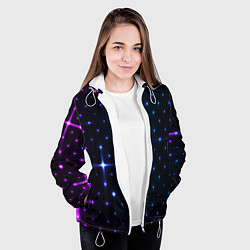 Куртка с капюшоном женская STAR NEON, цвет: 3D-белый — фото 2