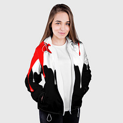 Куртка с капюшоном женская ПОДТЁКИ, цвет: 3D-белый — фото 2