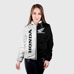 Куртка с капюшоном женская HONDA, цвет: 3D-белый — фото 2