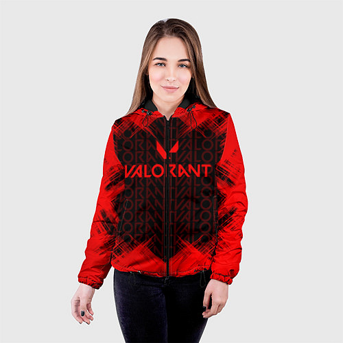 Женская куртка Valorant / 3D-Черный – фото 4
