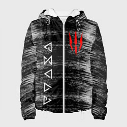 Куртка с капюшоном женская THE WITCHER, цвет: 3D-белый