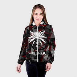 Куртка с капюшоном женская The Witcher, цвет: 3D-белый — фото 2
