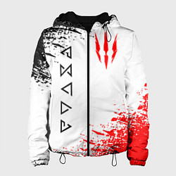 Куртка с капюшоном женская THE WITCHER, цвет: 3D-черный