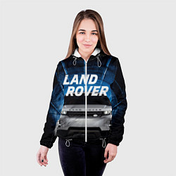 Куртка с капюшоном женская LAND ROVER, цвет: 3D-белый — фото 2