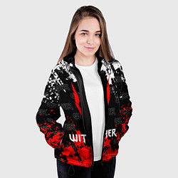 Куртка с капюшоном женская The Witcher, цвет: 3D-черный — фото 2
