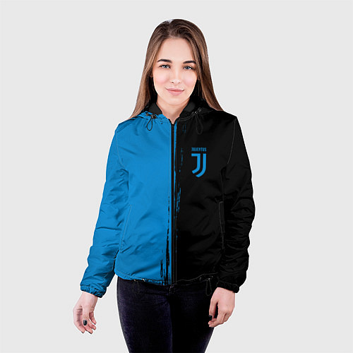 Женская куртка JUVENTUS / 3D-Черный – фото 4