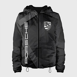 Куртка с капюшоном женская PORSCHE, цвет: 3D-черный