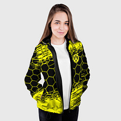 Куртка с капюшоном женская BORUSSIA, цвет: 3D-черный — фото 2