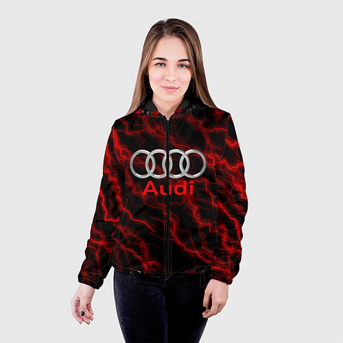 Женская куртка AUDI / 3D-Черный – фото 4