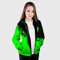 Куртка с капюшоном женская Billie Eilish, цвет: 3D-черный — фото 2
