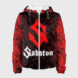 Куртка с капюшоном женская Sabaton, цвет: 3D-белый