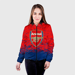 Куртка с капюшоном женская ARSENAL, цвет: 3D-черный — фото 2