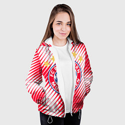 Куртка с капюшоном женская BAYERN MUNCHEN, цвет: 3D-белый — фото 2