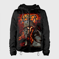 Куртка с капюшоном женская Slayer, цвет: 3D-черный