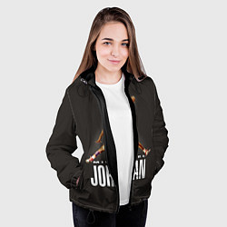 Куртка с капюшоном женская MICHAEL JORDAN, цвет: 3D-черный — фото 2