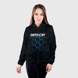 Куртка с капюшоном женская DETROIT S, цвет: 3D-черный — фото 2