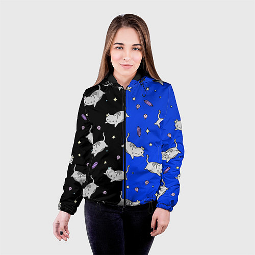 Женская куртка КИСЫ / 3D-Черный – фото 4