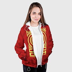 Куртка с капюшоном женская Электрическое сопротивление, цвет: 3D-белый — фото 2