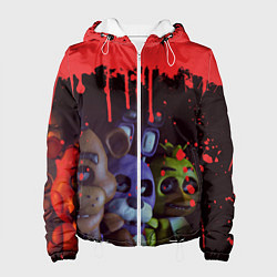 Куртка с капюшоном женская Five Nights At Freddys, цвет: 3D-белый