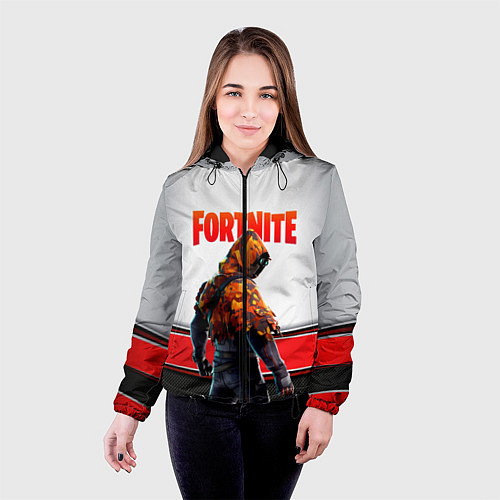 Женская куртка FORTNITE GAME / 3D-Черный – фото 4