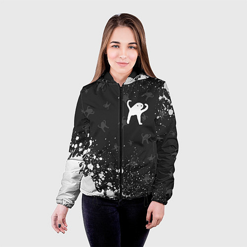 Женская куртка ЪУЪ СЪУКА / 3D-Черный – фото 4