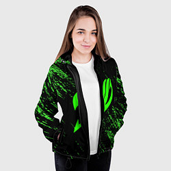 Куртка с капюшоном женская Fairy Tail, цвет: 3D-черный — фото 2